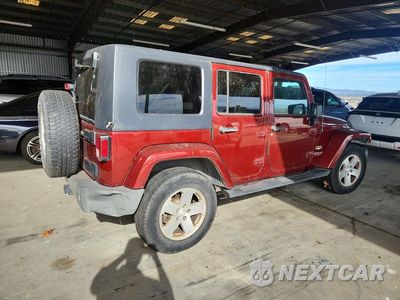 Trzecie zdjęcie samochodu z tyłu: 2008 JEEP WRANGLER UNLIMITED SAHARA VIN:1J4GA59188L531438 - miniatura