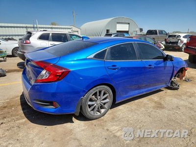 Trzecie zdjęcie samochodu z tyłu: 2019 HONDA CIVIC EX VIN:19XFC1F36KE019915 - miniatura