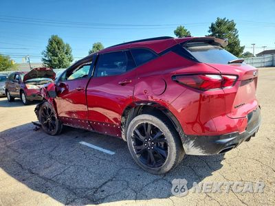 Drugie zdjęcie samochodu z przodu: 2020 CHEVROLET BLAZER RS VIN:3GNKBKRS8LS533382 - miniatura