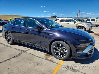 Czwarte zdjęcie samochodu z boku: 2025 HYUNDAI SONATA SEL VIN:KMHL64JA7SA489161 - miniatura