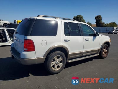 Trzecie zdjęcie samochodu z tyłu: 2003 FORD EXPLORER EDDIE BAUER VIN:1FMZU64W33UA84143 - miniatura