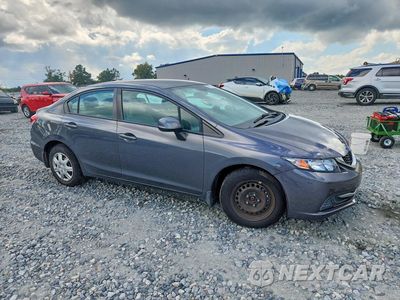 Czwarte zdjęcie samochodu z boku: 2013 HONDA CIVIC LX VIN:2HGFB2F50DH580324 - miniatura