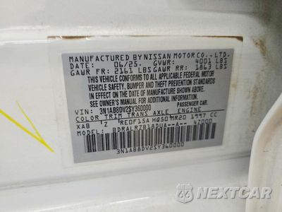 Zdjęcie 12 z 12 samochodu: 2025 NISSAN SENTRA SR VIN:3N1AB8DV2SY360000 - miniatura
