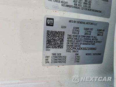 Zdjęcie 12 z 12 samochodu: 2025 CHEVROLET SILVERADO K1500 VIN:1GCPKAEK5SZ156963 - miniatura
