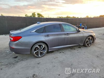 Trzecie zdjęcie samochodu z tyłu: 2020 HONDA ACCORD SPORT VIN:1HGCV1F34LA098097 - miniatura