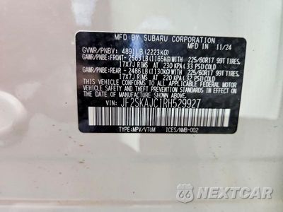 Zdjęcie 12 z 12 samochodu: 2024 SUBARU FORESTER WILDERNESS VIN:JF2SKAJC1RH529927 - miniatura