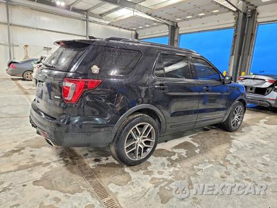 Trzecie zdjęcie samochodu z tyłu: 2017 FORD EXPLORER SPORT VIN:1FM5K8GT6HGB89556 - miniatura