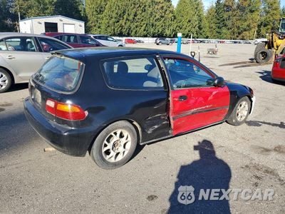Trzecie zdjęcie samochodu z tyłu: 1994 HONDA CIVIC DX VIN:2HGEH2365RH526497 - miniatura