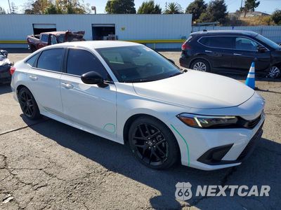 Czwarte zdjęcie samochodu z boku: 2022 HONDA CIVIC SPORT VIN:2HGFE2F59NH573784 - miniatura