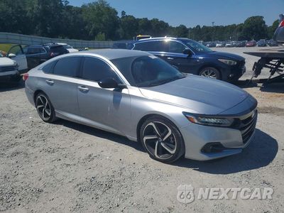 Czwarte zdjęcie samochodu z boku: 2021 HONDA ACCORD SPORT VIN:1HGCV1F30MA084215 - miniatura