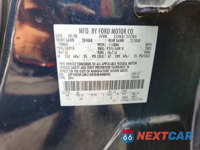 Zdjęcie 12 z 12 samochodu: 2008 FORD EDGE SEL VIN:2FMDK38C98BB49850 - miniatura