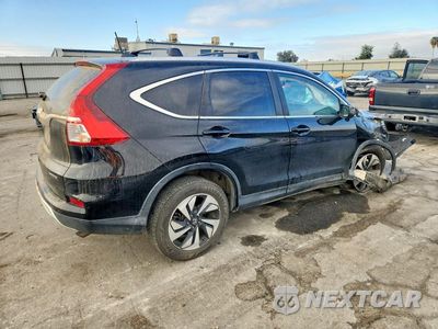 Trzecie zdjęcie samochodu z tyłu: 2015 HONDA CR-V TOURING VIN:5J6RM3H99FL025240 - miniatura