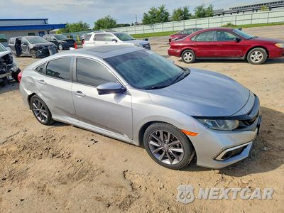 Czwarte zdjęcie samochodu z boku: 2021 HONDA CIVIC EX VIN:19XFC1F36ME007329 - miniatura