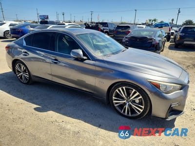 Czwarte zdjęcie samochodu z boku: 2018 INFINITI Q50 3.0T SPORT VIN:JN1EV7AP6JM354680 - miniatura