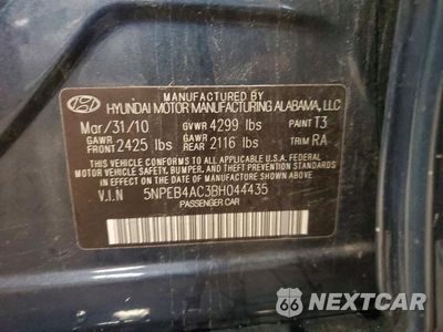 Zdjęcie 13 z 13 samochodu: 2011 HYUNDAI SONATA GLS VIN:5NPEB4AC3BH044435 - miniatura