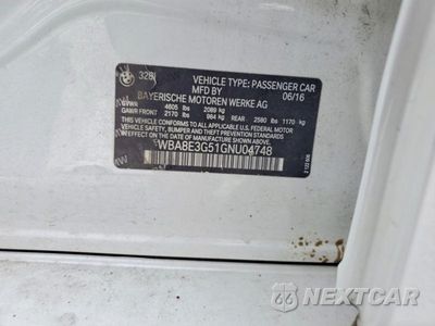 Zdjęcie 12 z 12 samochodu: 2016 BMW 328 XI SULEV VIN:WBA8E3G51GNU04748 - miniatura