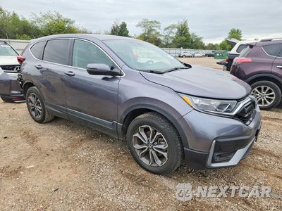 Czwarte zdjęcie samochodu z boku: 2021 HONDA CR-V EX VIN:5J6RW2H56ML015988 - miniatura