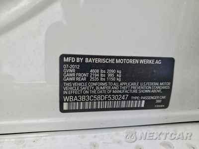 Zdjęcie 12 z 12 samochodu: 2013 BMW 328 XI VIN:WBA3B3C58DF530247 - miniatura