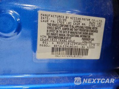 Zdjęcie 12 z 12 samochodu: 2021 NISSAN VERSA S VIN:3N1CN8DVXML813117 - miniatura