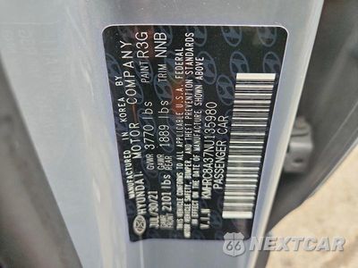 Zdjęcie 12 z 12 samochodu: 2022 HYUNDAI VENUE SEL VIN:KMHRC8A37NU135980 - miniatura