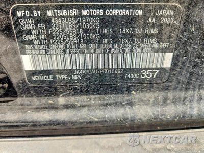 Zdjęcie 13 z 13 samochodu: 2023 MITSUBISHI OUTLANDER SPORT S/SE VIN:JA4ARUAU7PU015692 - miniatura