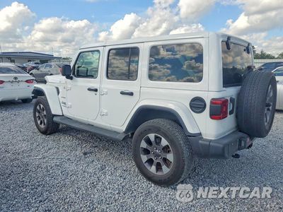 Drugie zdjęcie samochodu z przodu: 2021 JEEP WRANGLER UNLIMITED SAHARA VIN:1C4HJXEGXMW594579 - miniatura