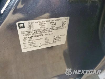 Zdjęcie 12 z 12 samochodu: 2016 CHEVROLET EQUINOX LT VIN:2GNALCEK9G6202674 - miniatura