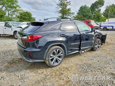 Trzecie zdjęcie samochodu z tyłu: 2019 LEXUS RX 450H BASE VIN:2T2BGMCA5KC037162 - miniatura