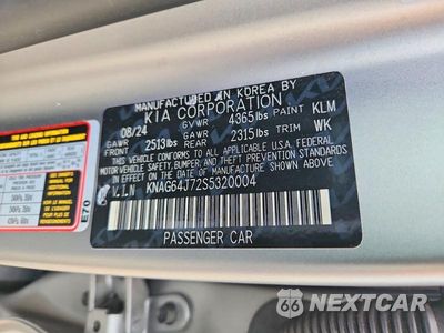 Zdjęcie 12 z 12 samochodu: 2025 KIA K5 GT LINE VIN:KNAG64J72S5320004 - miniatura