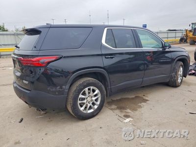 Trzecie zdjęcie samochodu z tyłu: 2023 CHEVROLET TRAVERSE LS VIN:1GNERFKW7PJ236169 - miniatura