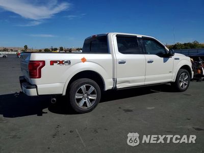 Trzecie zdjęcie samochodu z tyłu: 2017 FORD F150 SUPERCREW VIN:1FTEW1EG1HFB22424 - miniatura