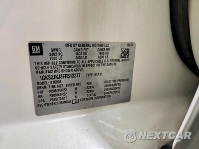 Zdjęcie 13 z 13 samochodu: 2015 GMC YUKON XL DENALI VIN:1GKS2JKJ3FR513377 - miniatura