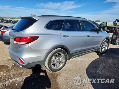 Trzecie zdjęcie samochodu z tyłu: 2017 HYUNDAI SANTA FE LIMITED ULTIMATE VIN:KM8SR4HF1HU210430 - miniatura