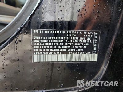Zdjęcie 12 z 12 samochodu: 2016 VOLKSWAGEN JETTA S VIN:3VW267AJ0GM403469 - miniatura