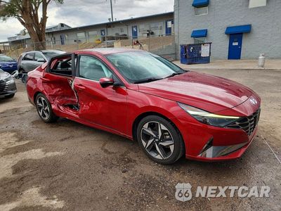 Czwarte zdjęcie samochodu z boku: 2023 HYUNDAI ELANTRA LIMITED VIN:KMHLP4AGXPU496970 - miniatura