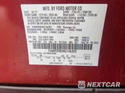 Zdjęcie 13 z 13 samochodu: 2017 FORD TAURUS LIMITED VIN:1FAHP2F85HG146202 - miniatura