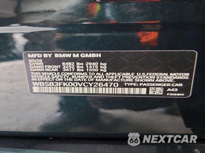 Zdjęcie 12 z 12 samochodu: 2027 BMW M5 VIN:WBS83FK00VCY26470 - miniatura