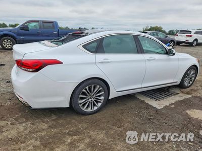 Trzecie zdjęcie samochodu z tyłu: 2017 GENESIS G80 3.8 VIN:KMHGN4JE6HU177539 - miniatura