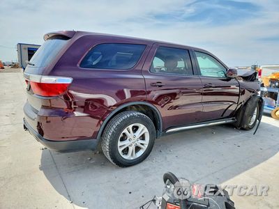 Trzecie zdjęcie samochodu z tyłu: 2012 DODGE DURANGO SXT VIN:1C4RDHAG3CC271174 - miniatura