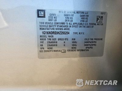 Zdjęcie 13 z 13 samochodu: 2017 CADILLAC XT5 LUXURY VIN:1GYKNDRS9HZ266284 - miniatura