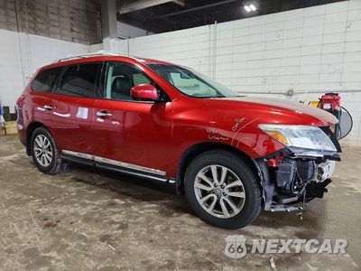 Czwarte zdjęcie samochodu z boku: 2016 NISSAN PATHFINDER SL VIN:5N1AR2MM8GC626953 - miniatura