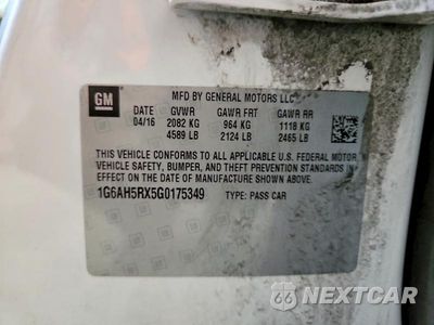 Zdjęcie 12 z 12 samochodu: 2016 CADILLAC ATS LUXURY VIN:1G6AH5RX5G0175349 - miniatura