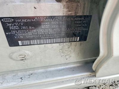 Zdjęcie 12 z 12 samochodu: 2017 HYUNDAI ELANTRA SE VIN:5NPD74LF3HH180819 - miniatura