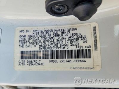 Zdjęcie 12 z 12 samochodu: 2013 TOYOTA COROLLA S VIN:5YFBU4EE7DP212012 - miniatura