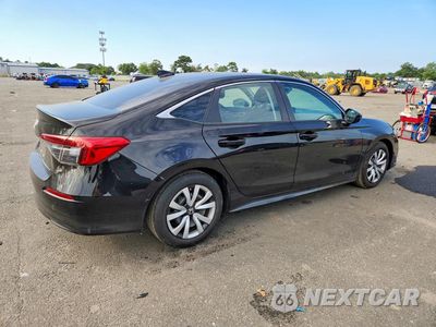 Trzecie zdjęcie samochodu z tyłu: 2023 HONDA CIVIC LX VIN:2HGFE2F24PH552754 - miniatura