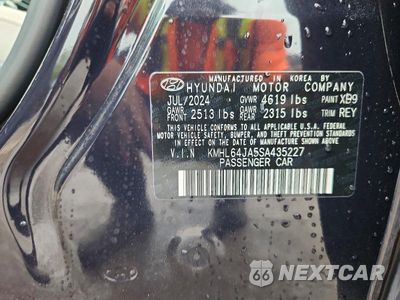 Zdjęcie 12 z 12 samochodu: 2025 HYUNDAI SONATA SEL VIN:KMHL64JA5SA435227 - miniatura