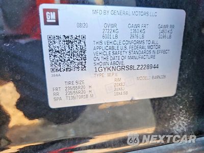 Zdjęcie 13 z 13 samochodu: 2020 CADILLAC XT5 SPORT VIN:1GYKNGRS8LZ228944 - miniatura