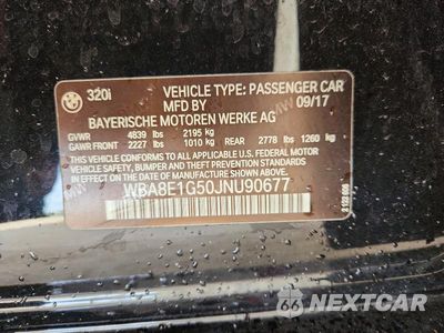 Zdjęcie 12 z 12 samochodu: 2018 BMW 320 I VIN:WBA8E1G50JNU90677 - miniatura