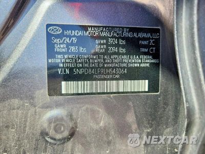 Zdjęcie 12 z 12 samochodu: 2020 HYUNDAI ELANTRA VALUE EDITION VIN:5NPD84LF9LH543064 - miniatura