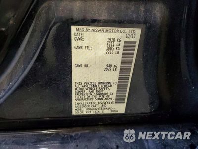Zdjęcie 12 z 12 samochodu: 2014 NISSAN ALTIMA 2.5 S VIN:1N4AL3AP1EC166046 - miniatura